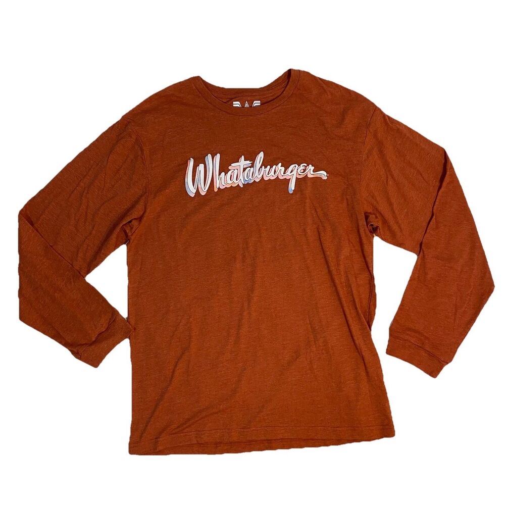 Whataburger Long Sleeve T Shirt sz L